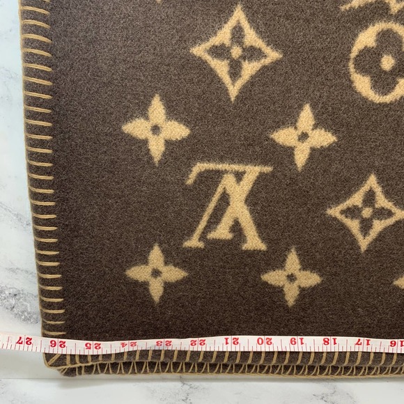 Louis Vuitton Catogram Blanket Lap Cashmere Grace Coddington Cats Throw Monogram - Picture 10 of 12